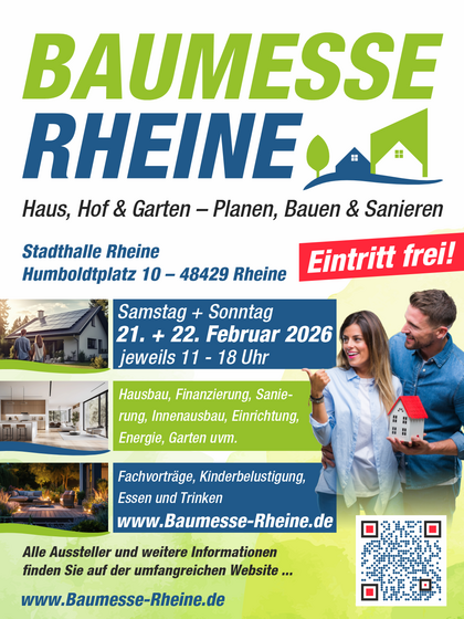 Baumesse Rheine 21. & 22.02.2026