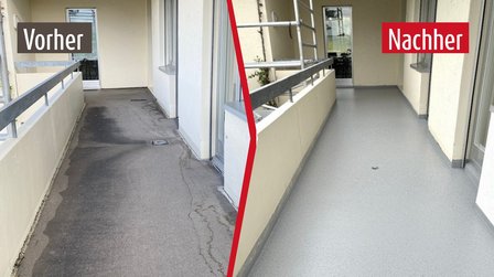 Intakte Balkone und Terrassen – vielseitig nutzbare „Räume“