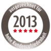 Kundenzufriedenheit 2013