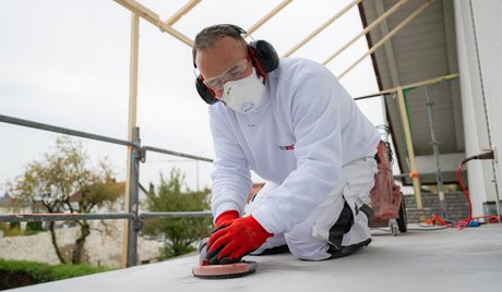 ISOTEC-Balkonsanierung Schritt 1 vorbereiten